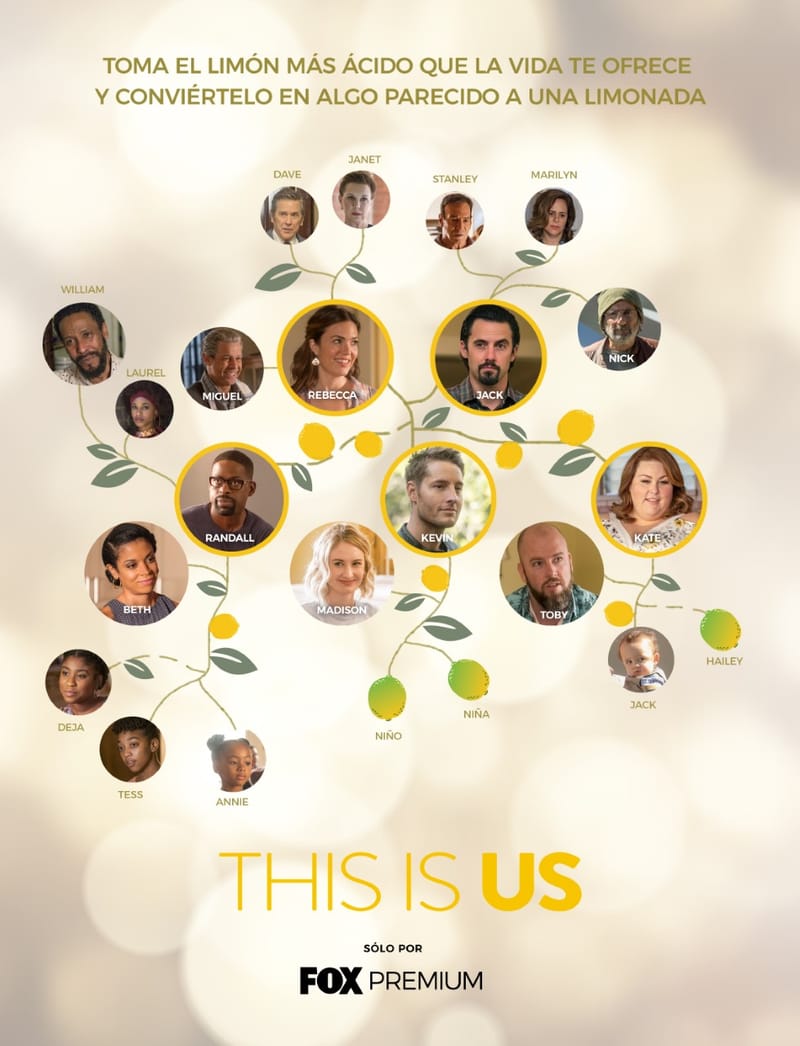 Gran Estreno De La Quinta Temporada De "This Is Us" Solo Por Fox Premium