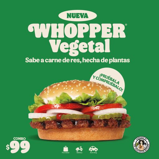 Conoce La Nueva Whopper Vegetal De Burger King