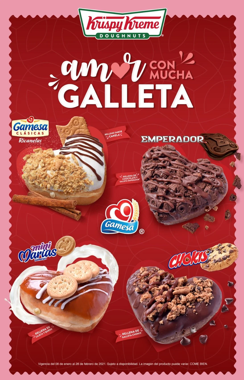 Llego El Amor A Krispy Kreme Con Mucha Galleta