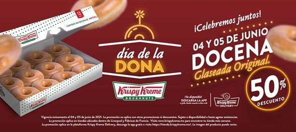 Celebra Con Krispy Kreme El "Dia De La Dona"