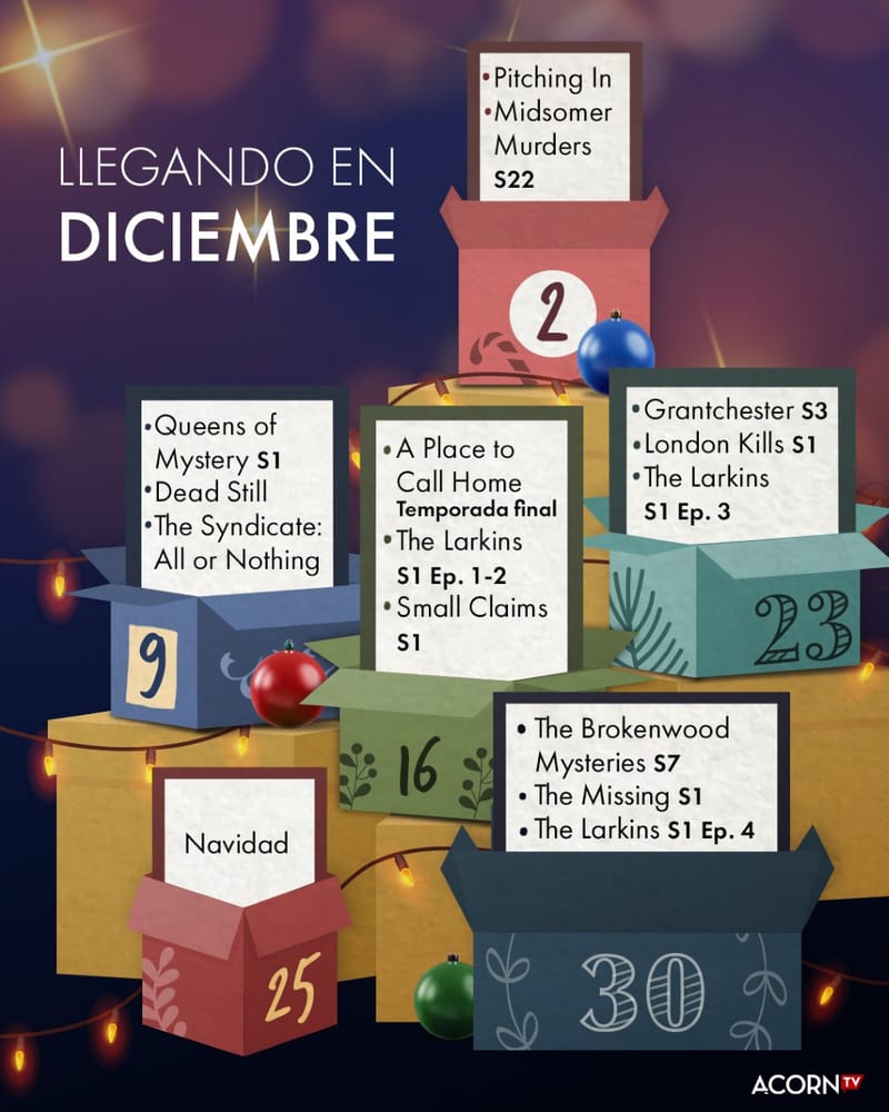 Estrenos Acorn TV: Diciembre 2021