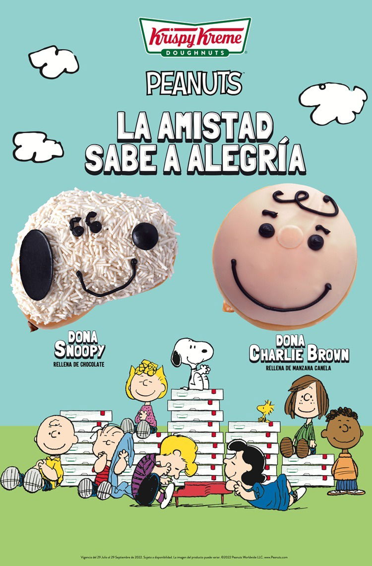 Krispy Kreme Crea Una Nueva Promoción De Peanuts Con Snoopy Y Charlie Brown