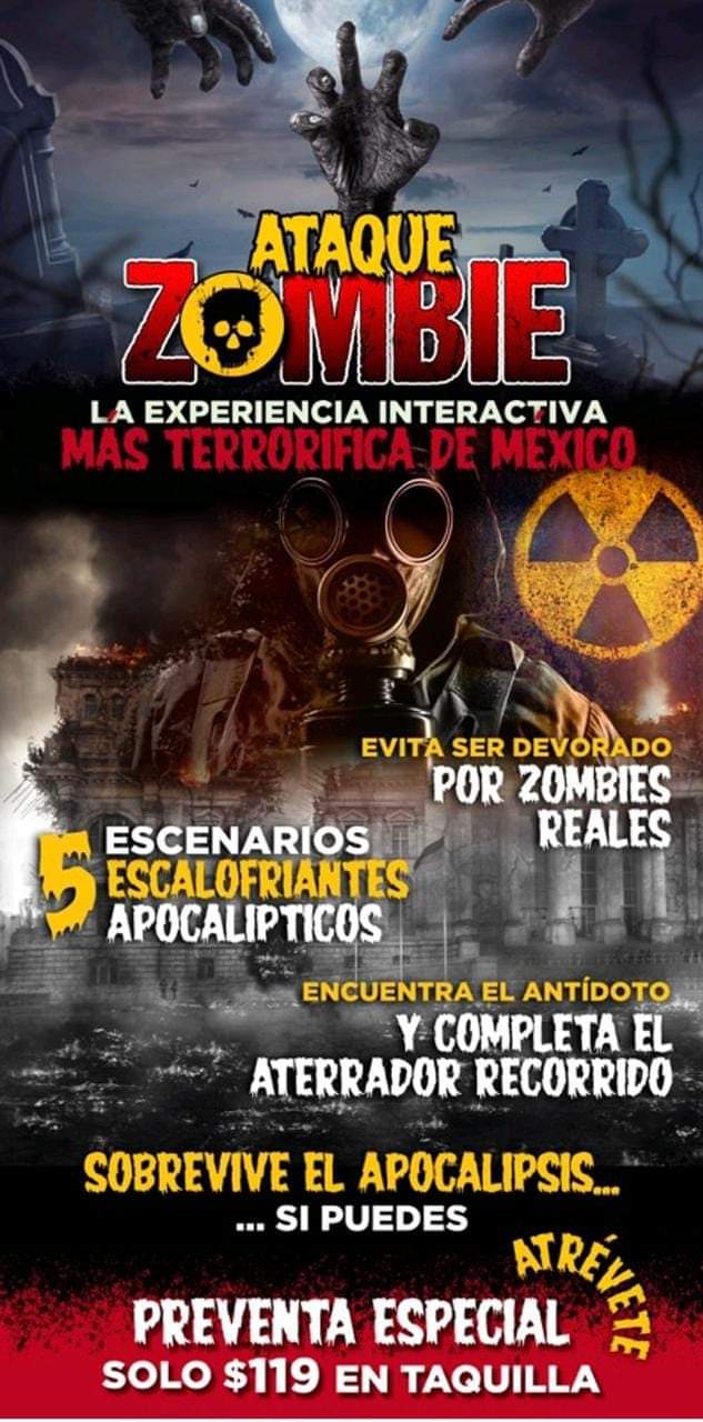 Ataque Zombie: La Experiencia Interactiva Mas Aterradora De Mexico