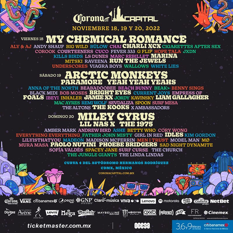 Corona Capital: Los 5 artistas que no debes perderte y más...