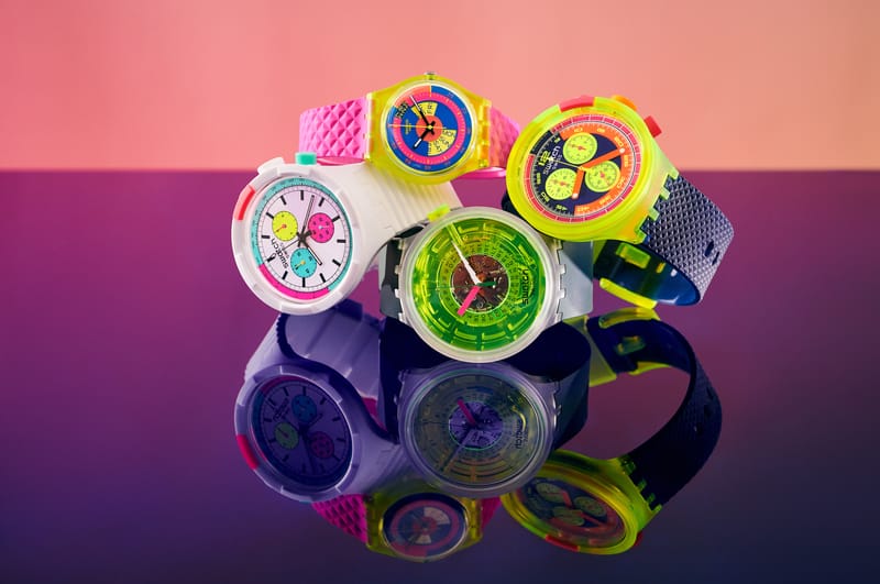 ¡El Verano Llega A Swatch Con Tonos Neón!