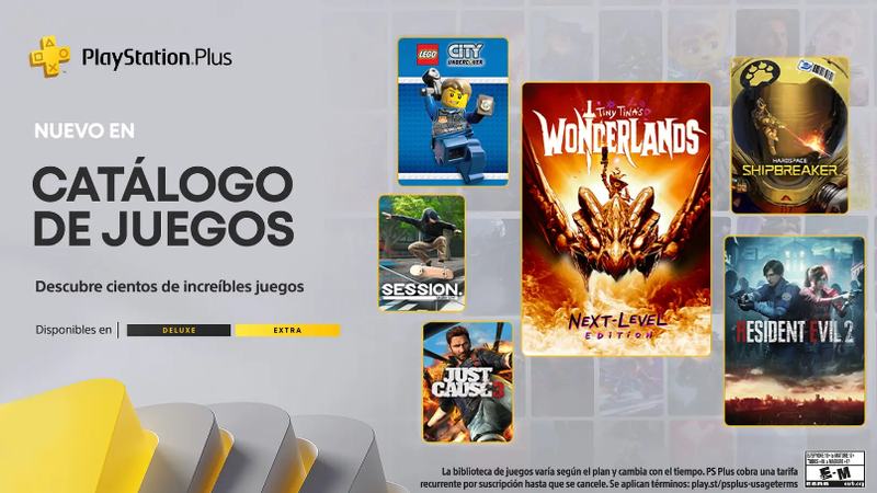 Catálogo De Juegos De PlayStation Plus Para Enero