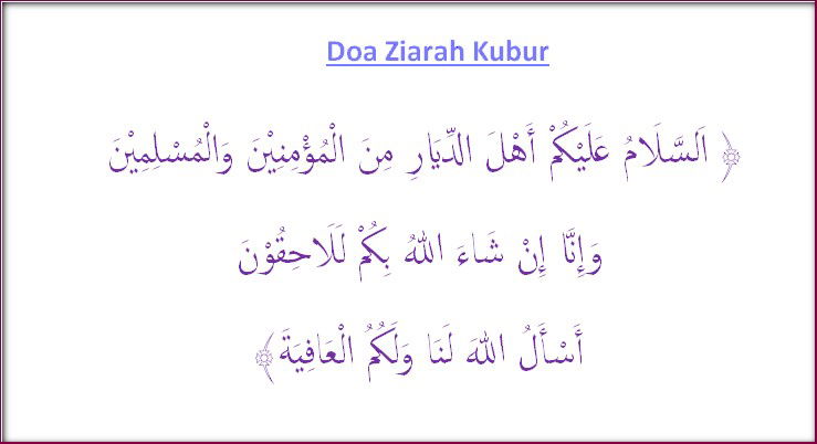 Doa Ziarah Kubur Lengkap Dengan Artinya