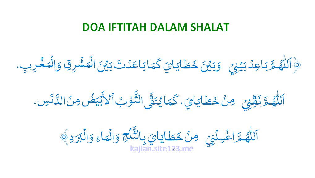 Inilah Doa Iftitah Yang Dibaca Dalam Sholat
