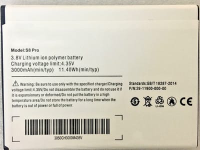 Akku Ulefone für Ulefone S8 / S8 Pro S8 3.8V