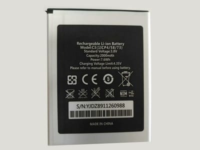 Oukitel Handy Akku C3 2000mAh/7.6WH 3.8V