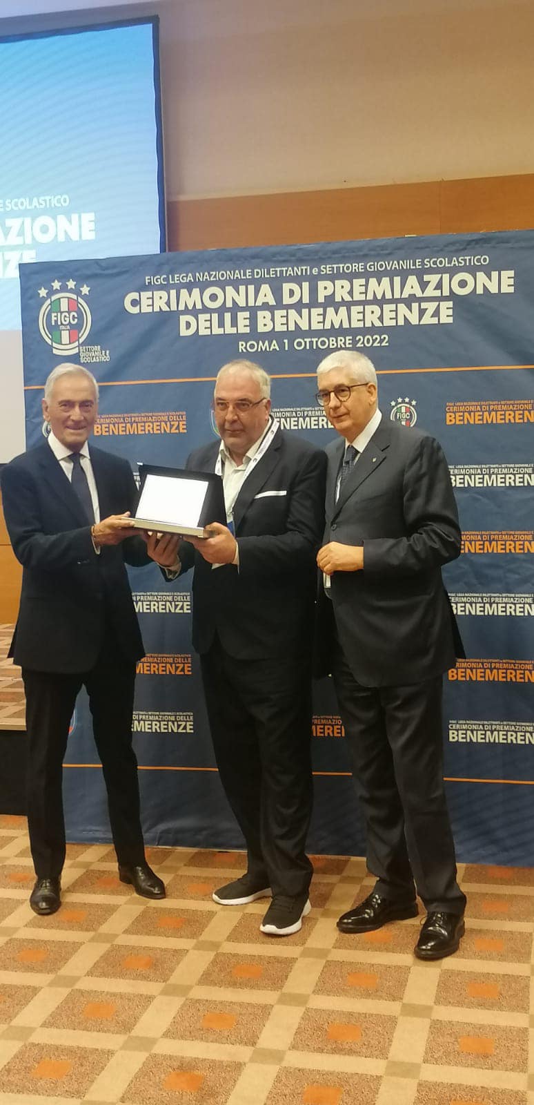 Vincenzo Miggiano premiato con la stella al merito sportivo