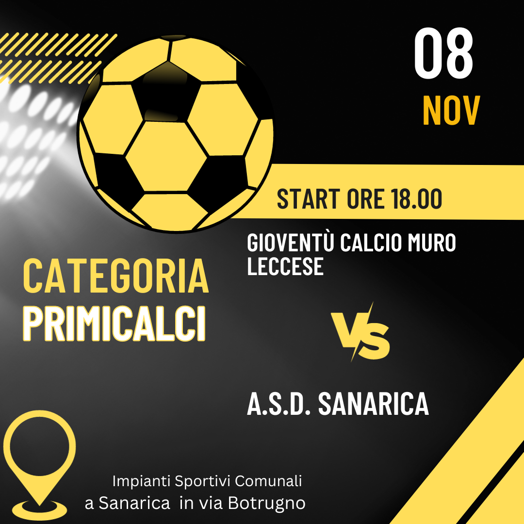 Categoria PrimiCalci: Inizia il campionato 2023/2024