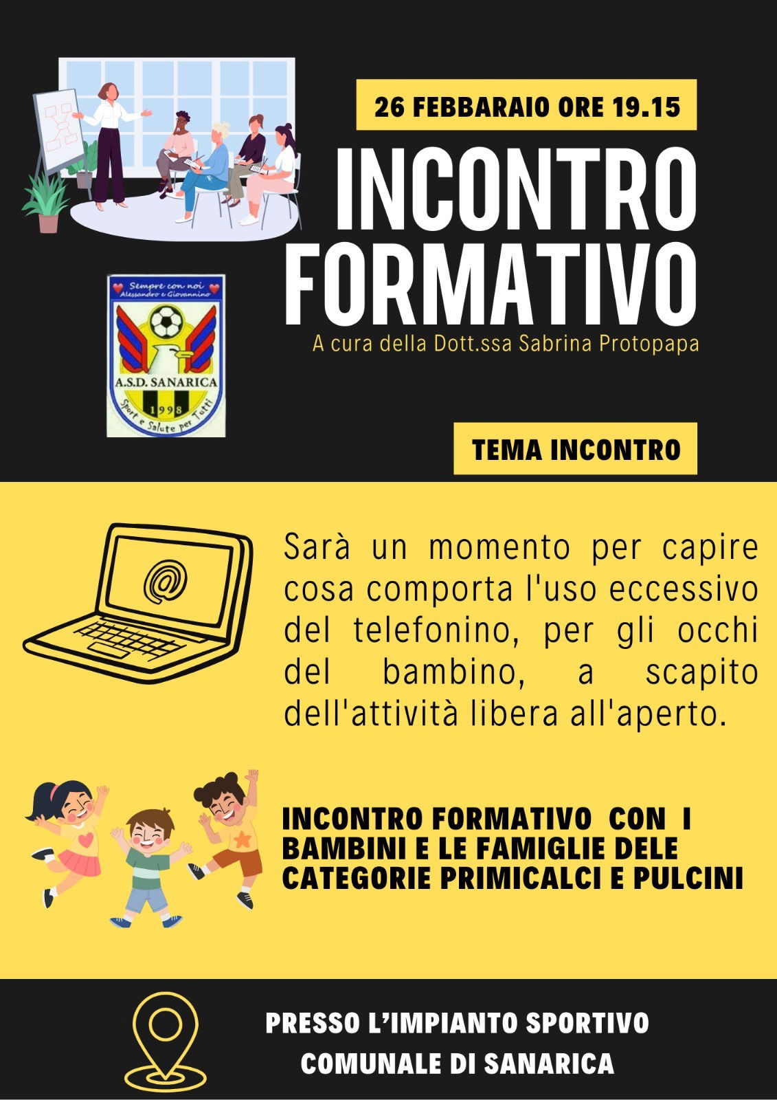 Incontro formativo: Telefonino? Cosa rischiano i nostri ragazzi...