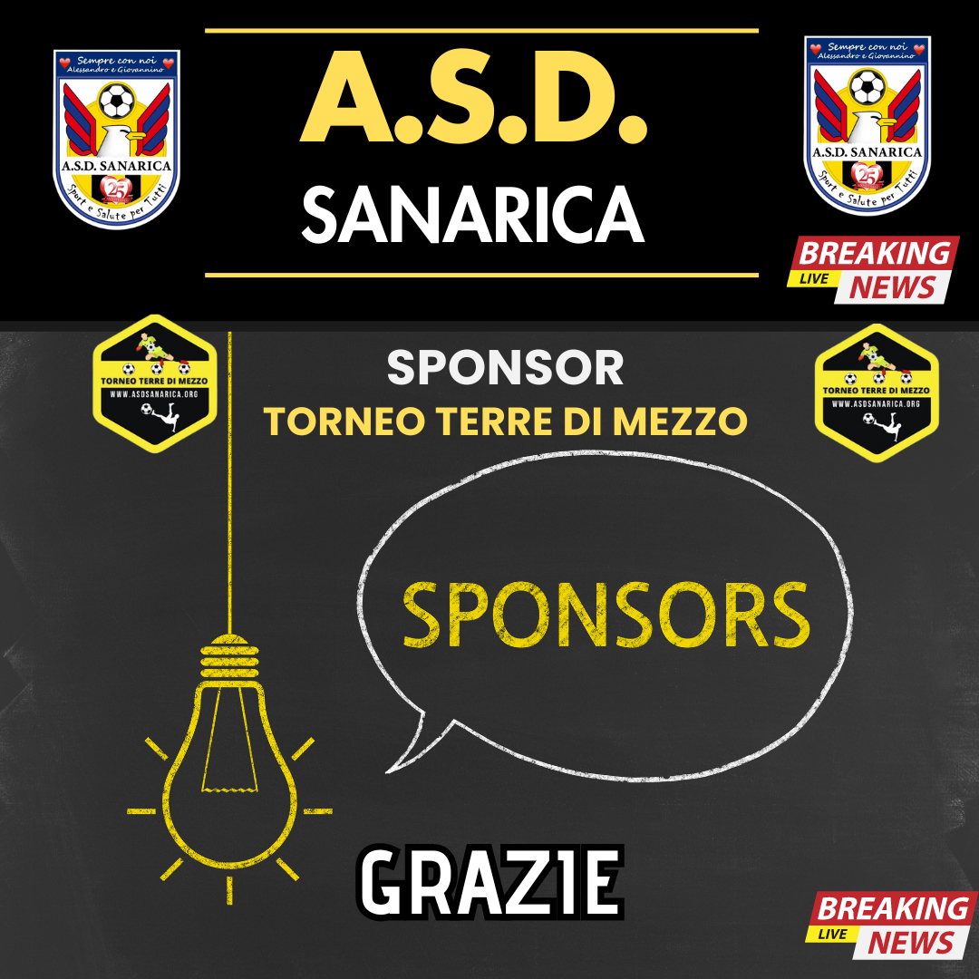 Torneo Terre di Mezzo: Un grazie a tutti gli sponsor