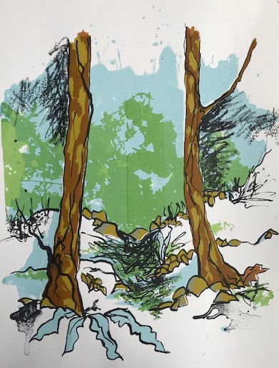 Worlebury Woods Screen Prints