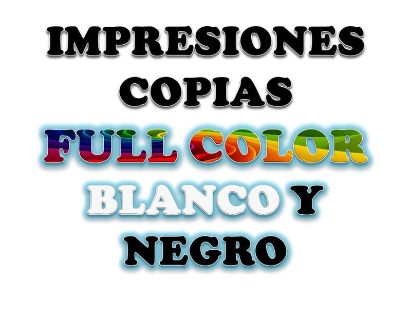 Impresiones y copias
