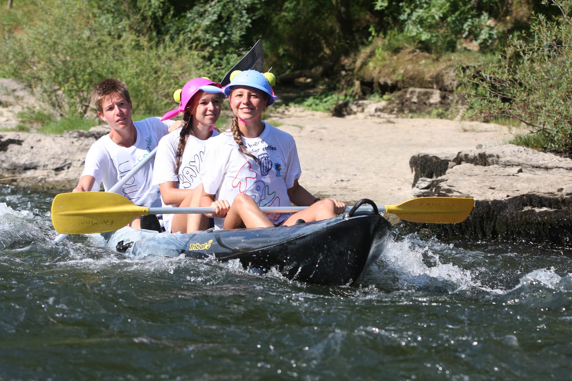 Descente de la rivière chez Kayman Canoes