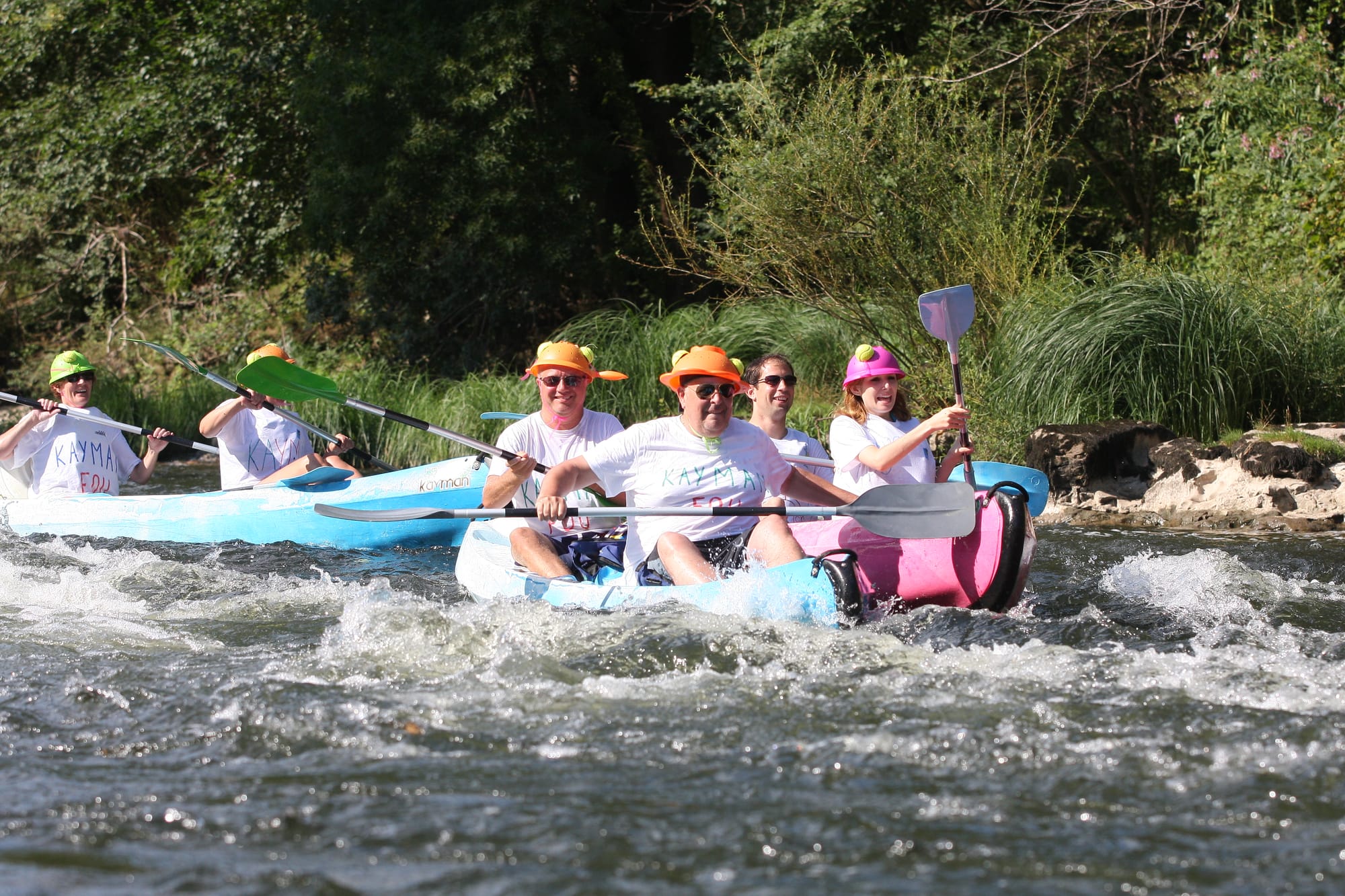 Descente de la rivière chez Kayman Canoes