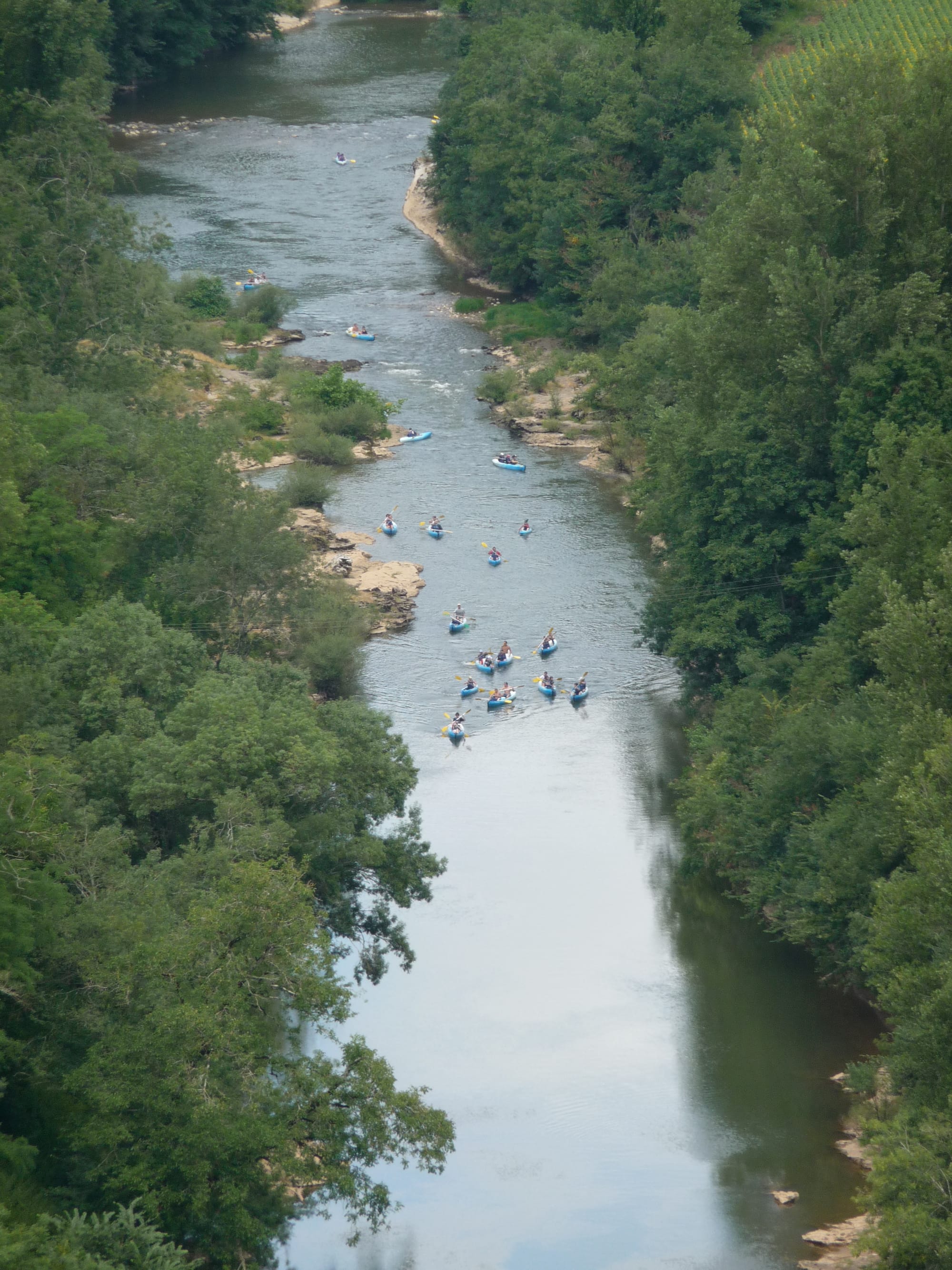 canoe kayman, descente canoes Kayak, gorges de l'Aveyron, Saint Antonin Noble Val