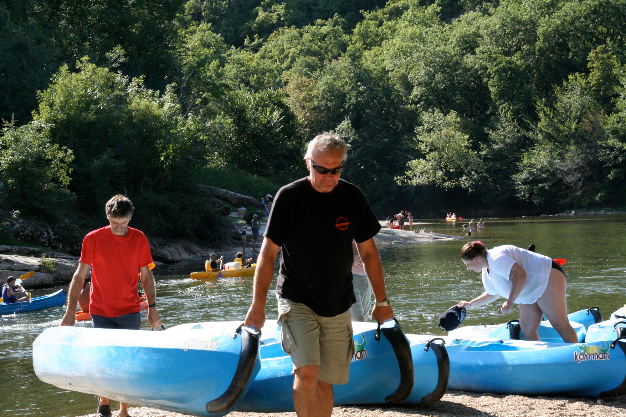 Retour canoes et Kayaks