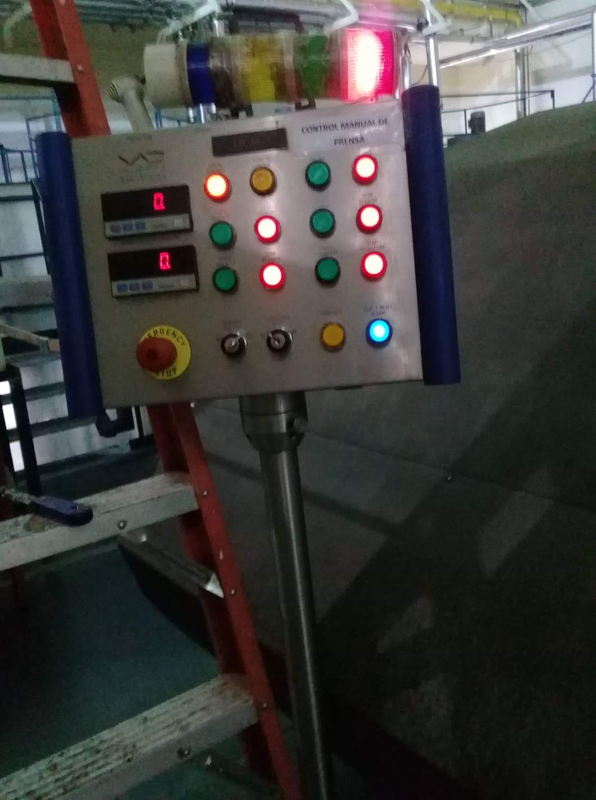 Panel de control de la Prensa
