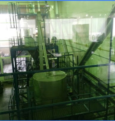 Vista desde las oficinas hacia la Planta