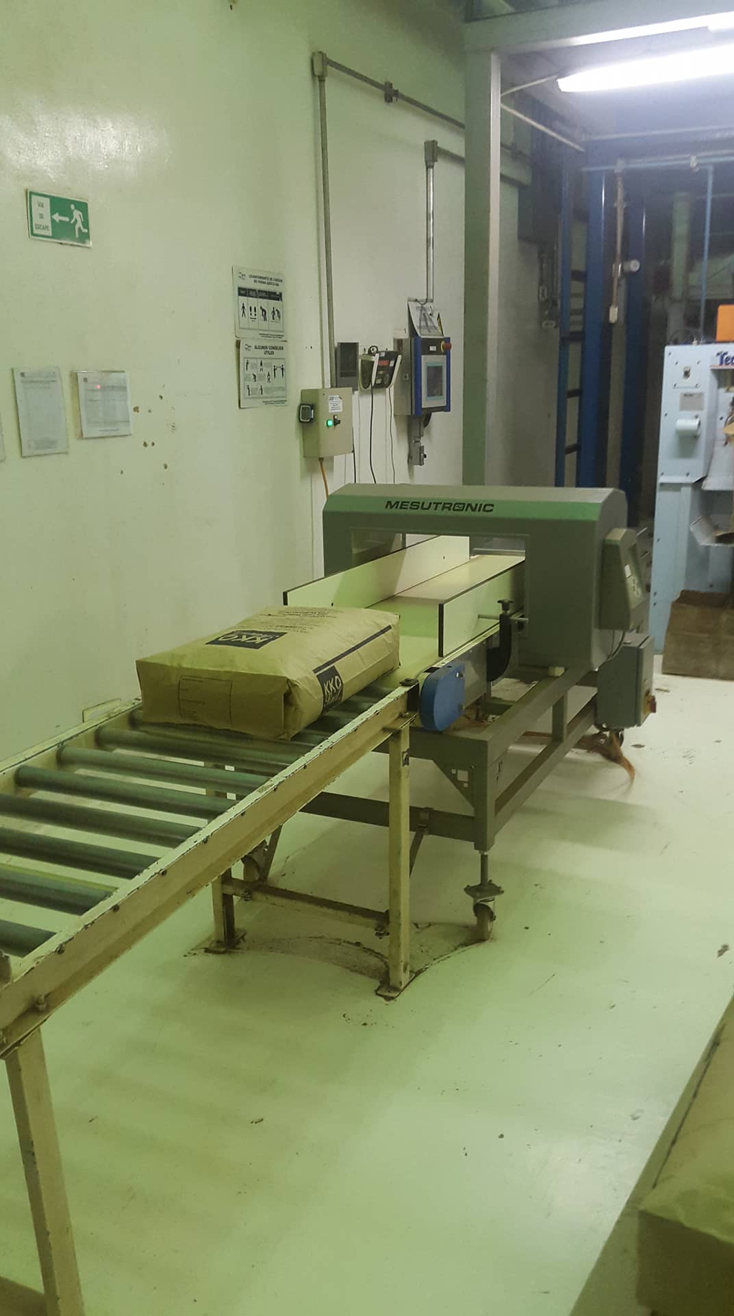 Detector de metales de Planta de Polvo