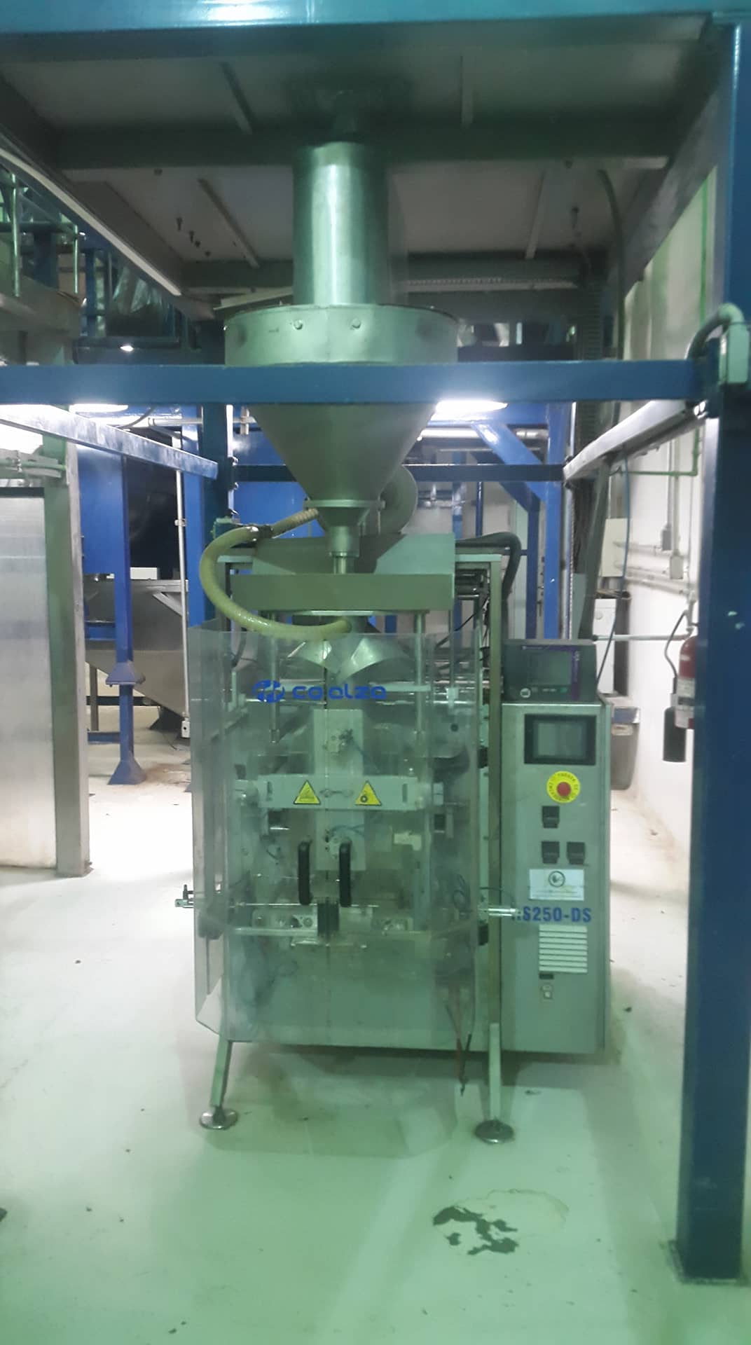 Maquina para embolsado de Modificadores Lácteos