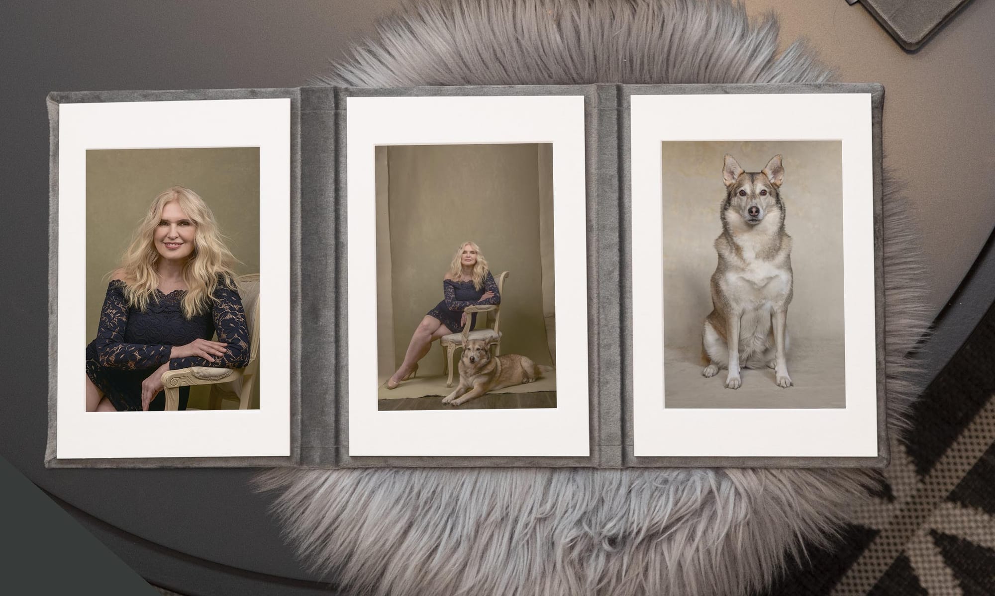 FOLDABLE TRIPLE PRINTS DISPLAY