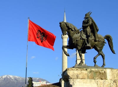 阿尔巴尼亚的民族英雄：斯坎德培