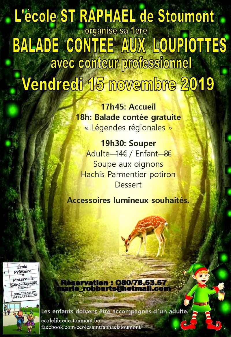 Balade contée aux loupiottes