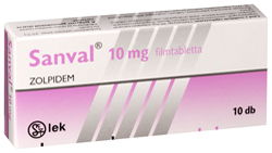 Zolpidem Sanval 10 mg - Schlaftabletten ohne Rezept