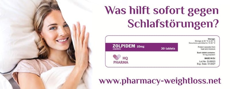 Schlafpillen Zolpidem 10 mg von HQ PHARMA