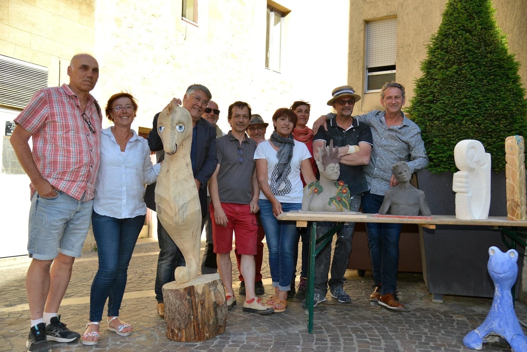  1°Symposium de sculpture mai 2022 Salon de Provence 