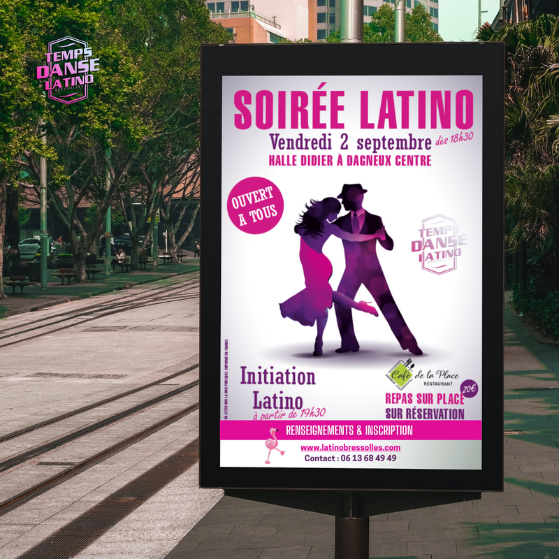 Repas & Soirée Latino Halle Didier Dagneux