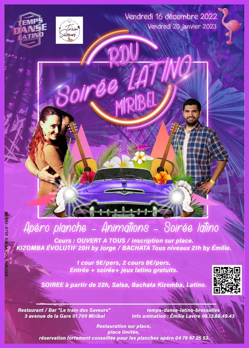 Le train des saveurs LATINO - 2ème édition