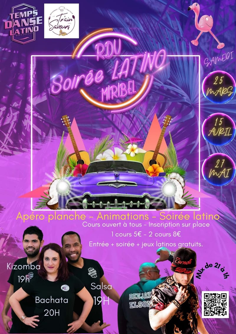 Le train des saveurs LATINO - 3 ème édition