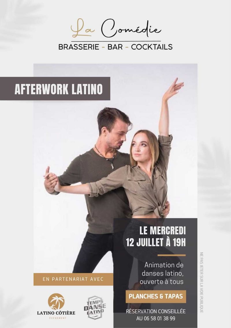 Afterwork latino à la Comédie