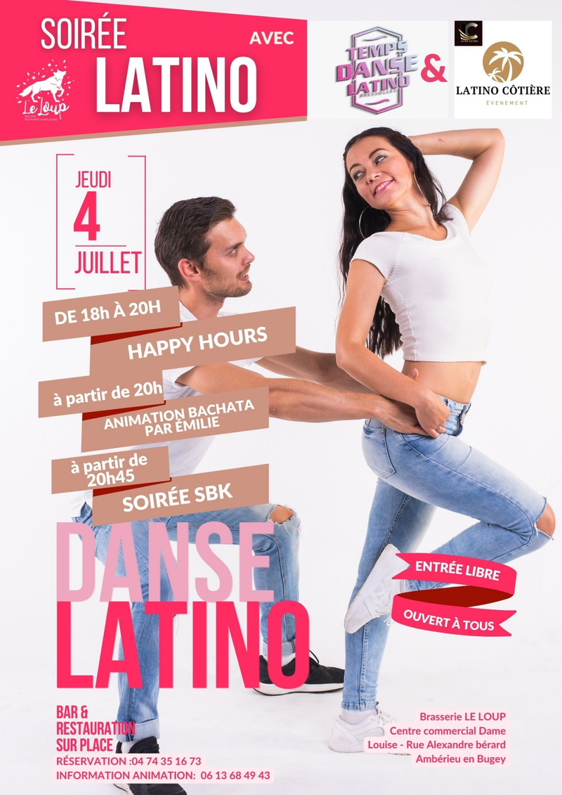 Animation latino à Amberieu