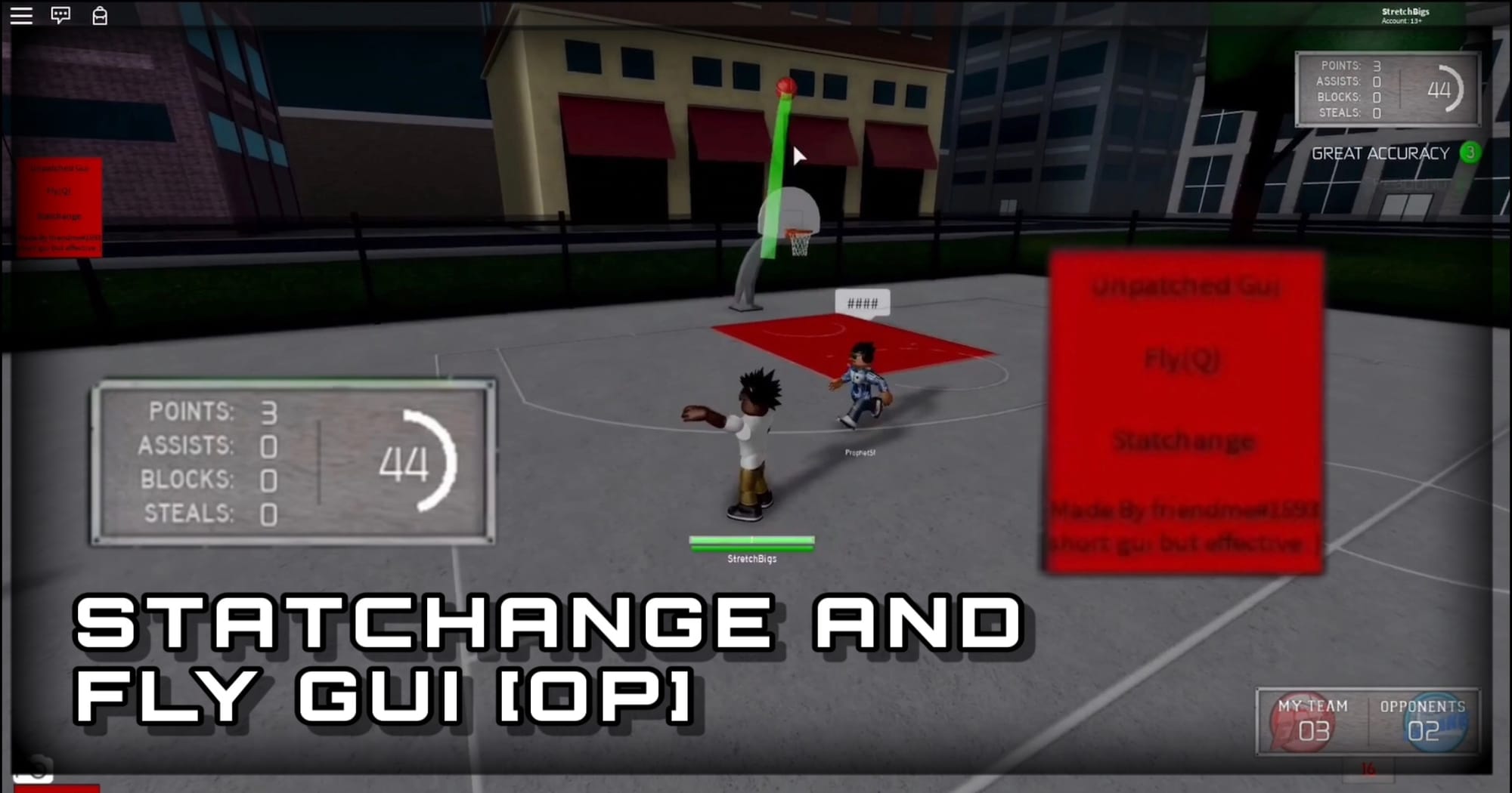 Statchange and fly GUI