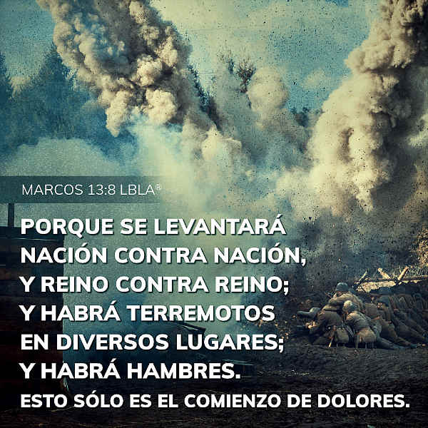 Evangelio de Hoy - Marcos 13:8