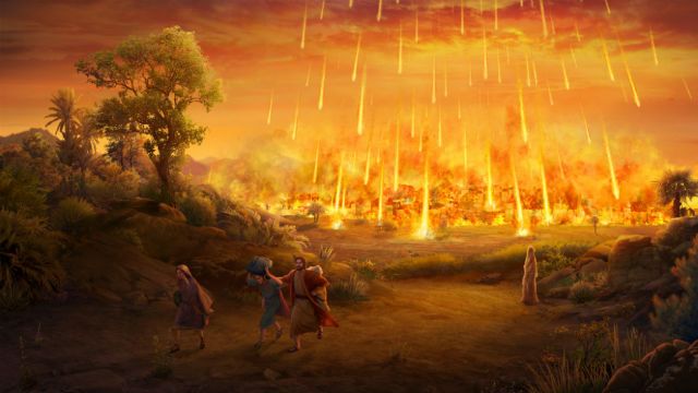 La destrucción de Sodoma por parte de Dios