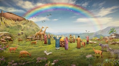 Dios convierte el arco iris en símbolo de Su pacto con el hombre