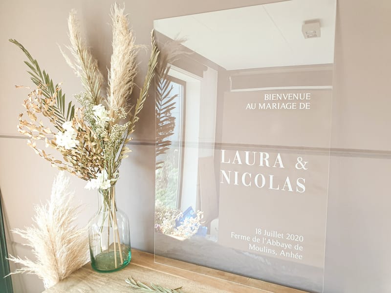 Panneau de bienvenue