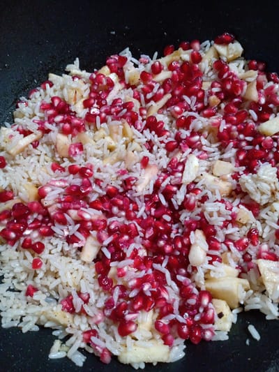 ARROZ CON ESPECIAS Y GRANADA