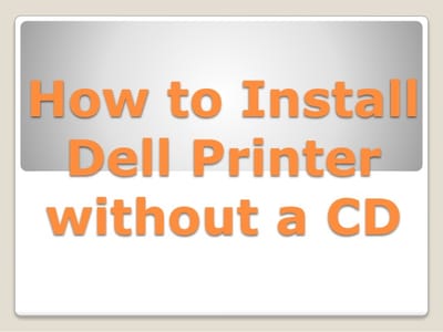 Dell Printer Support