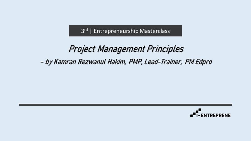 Project Management Principles