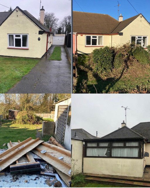 Bungalow loft & rear extension