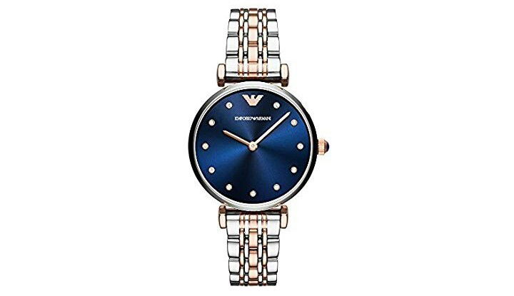 Emporio Armani Women's Quartz Watch, Analog Display and Stainless Steel Strap AR11092 / AED:427.46