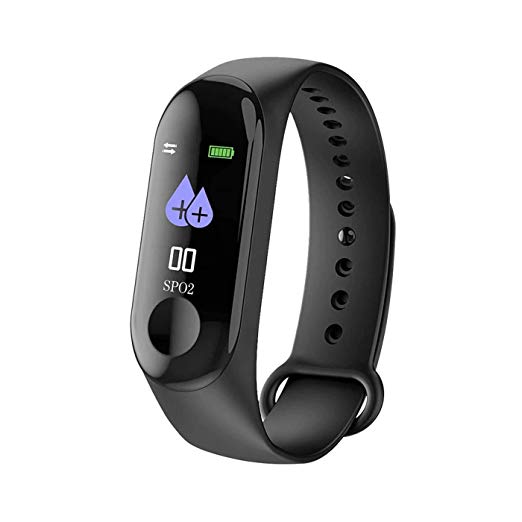 M3 Smart Bracelet Heart Rate Blood Pressure Monitor Smart Wristband Men Women Fitness Tracker Watch Life Waterproof / AED:25.00